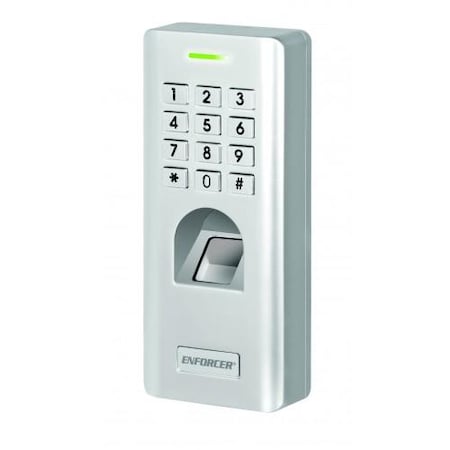 Seco-Larm Fingerprint Reader and Keypad, 500DPI optical fingerprint reader, Form C relay output, ad SLM-SK-2612-SFSQ